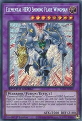 Elemental HERO Shining Flare Wingman - SGX3-ENI25 - Secret Rare - 1st Edition